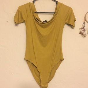 Yellow bodysuit
